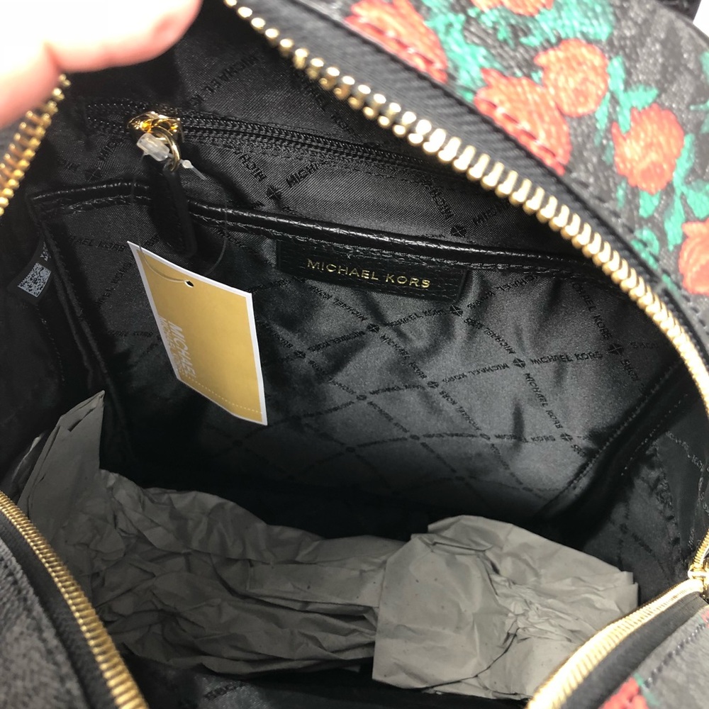 Michael kors Abbey medium floral print backpack - Picture 6 of 7